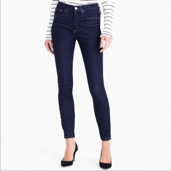 J. Crew Denim - J Crew | Toothpick 9” rise skinny denim designer jeans 25